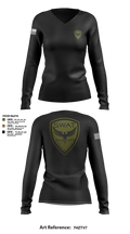 SWAT 89423613 Women's Long Sleeve V-neck Shirt - 3