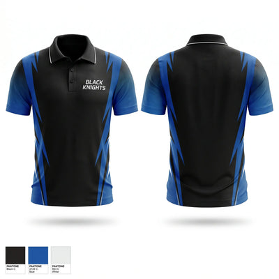 Black Knights Short Sleeve Performance Polo - 1