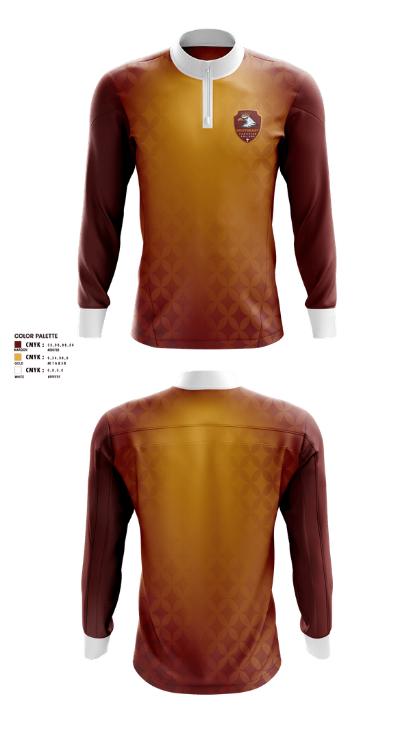 Quarter Zip Jacket, Southeast Christian College, Men's Basketball, Teamtime, Team time, sublimation, custom sports apparel, team uniforms, spirit wear, spiritwear, sports uniforms, custom shirts, team store, custom team store, fundraiser sports, apparel fundraiser