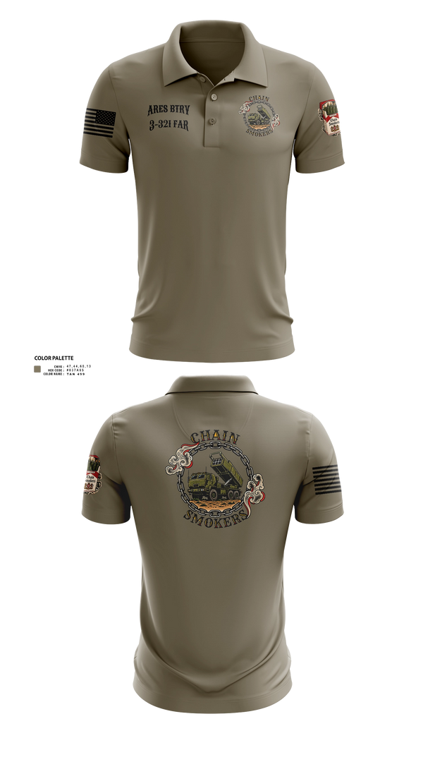 Short Sleeve Performance Polo, 1/A/3-321 FAR, Army, Teamtime, Team time, sublimation, custom sports apparel, team uniforms, spirit wear, spiritwear, sports uniforms, custom shirts, team store, custom team store, fundraiser sports, apparel fundraiser