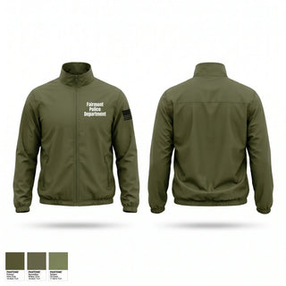 Windbreaker, Fairmont Police Department, Police, Teamtime, Team time, sublimation, custom sports apparel, team uniforms, spirit wear, spiritwear, sports uniforms, custom shirts, team store, custom team store, fundraiser sports, apparel fundraiser