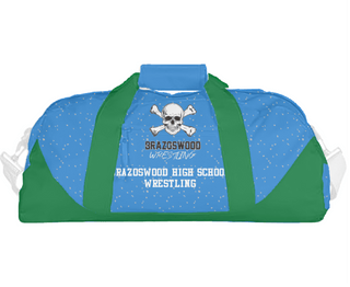 Duffle Bag, Brazoswood High School Wrestling, Wrestling, Teamtime, Team time, sublimation, custom sports apparel, team uniforms, spirit wear, spiritwear, sports uniforms, custom shirts, team store, custom team store, fundraiser sports, apparel fundraiser
