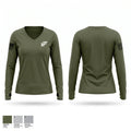 Jefferson vol Fire Dept Women's Long Sleeve V-neck Shirt - 1