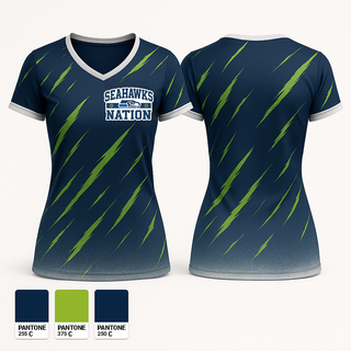 Womens Short Sleeve Vneck Shirt, team name, Women's Basketball, Teamtime, Team time, sublimation, custom sports apparel, team uniforms, spirit wear, spiritwear, sports uniforms, custom shirts, team store, custom team store, fundraiser sports, apparel fundraiser