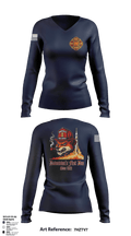 HFR Fire Station1 89069866 Women's Long Sleeve V-neck Shirt - 1