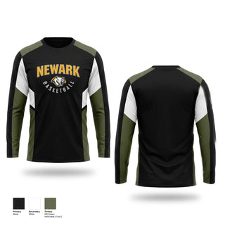 Long Sleeve Performance Shirt, Newark Memorial High School, Men's Basketball, Teamtime, Team time, sublimation, custom sports apparel, team uniforms, spirit wear, spiritwear, sports uniforms, custom shirts, team store, custom team store, fundraiser sports, apparel fundraiser