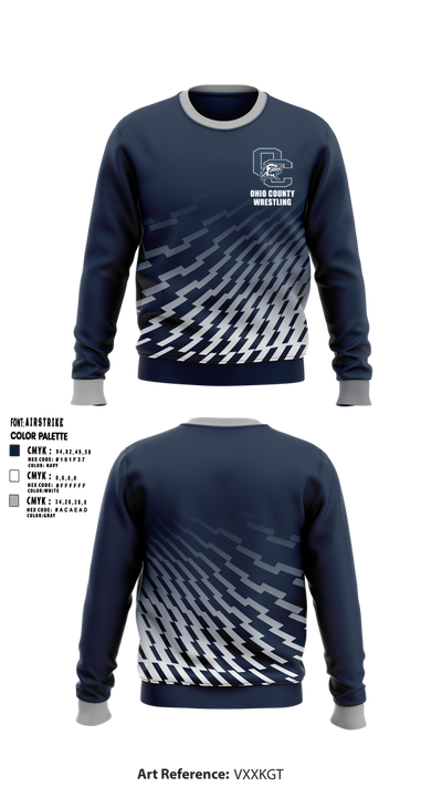 Ohio county 95337841 Crew Neck Sweatshirt - 2