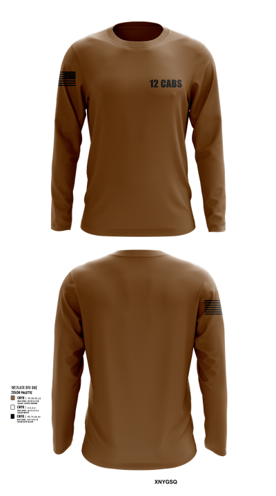 12 CABS 85132731 Long Sleeve Performance Shirt 101