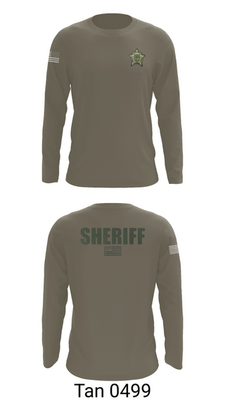 Long Sleeve Performance Shirt, Boyd county sheriff, Police, Teamtime, Team time, sublimation, custom sports apparel, team uniforms, spirit wear, spiritwear, sports uniforms, custom shirts, team store, custom team store, fundraiser sports, apparel fundraiser