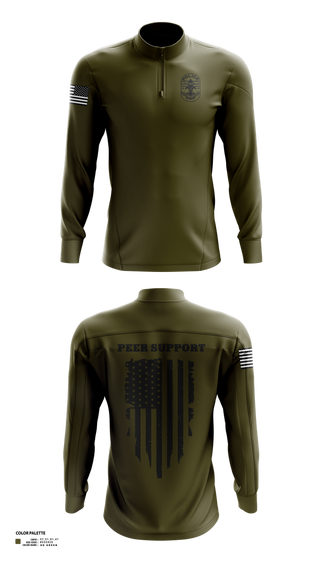 Quarter Zip Jacket, LMPD HSO TACMED, Police, Teamtime, Team time, sublimation, custom sports apparel, team uniforms, spirit wear, spiritwear, sports uniforms, custom shirts, team store, custom team store, fundraiser sports, apparel fundraiser
