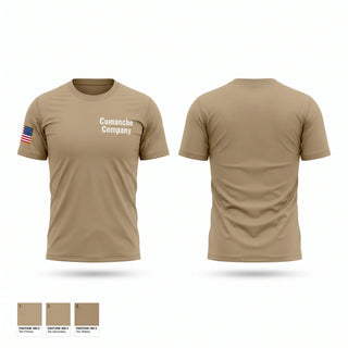 Short Sleeve Performance Shirt, Comanche Company, Army, Teamtime, Team time, sublimation, custom sports apparel, team uniforms, spirit wear, spiritwear, sports uniforms, custom shirts, team store, custom team store, fundraiser sports, apparel fundraiser