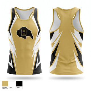Mens Track Singlet, Buffalo Bison, Swimming, Teamtime, Team time, sublimation, custom sports apparel, team uniforms, spirit wear, spiritwear, sports uniforms, custom shirts, team store, custom team store, fundraiser sports, apparel fundraiser