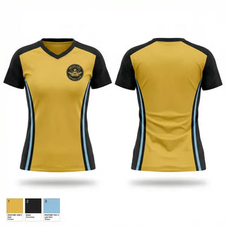 Womens Soccer Jersey, Golden Girls, Women's Soccer, Teamtime, Team time, sublimation, custom sports apparel, team uniforms, spirit wear, spiritwear, sports uniforms, custom shirts, team store, custom team store, fundraiser sports, apparel fundraiser