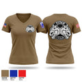 Fox fsc Women's Short Sleeve V-neck Shirt - 1