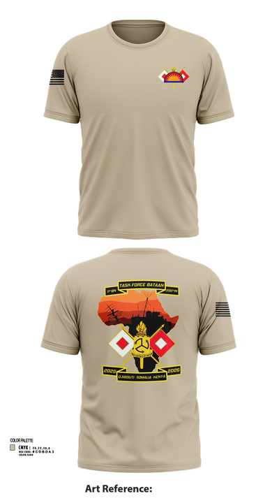 Task Force Bataan 78536207 Short Sleeve Performance Shirt - 102