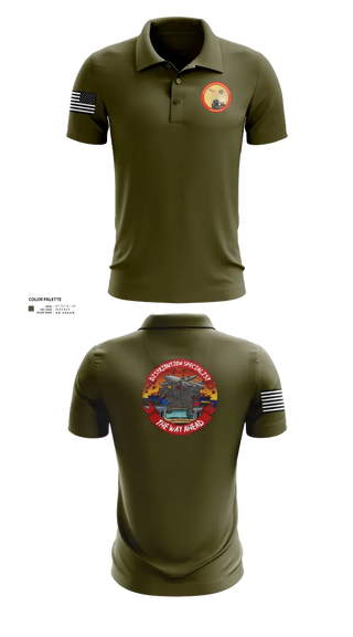 Short Sleeve Performance Polo, Headquarters And Service Battalion Henderson Hall, , Teamtime, Team time, sublimation, custom sports apparel, team uniforms, spirit wear, spiritwear, sports uniforms, custom shirts, team store, custom team store, fundraiser sports, apparel fundraiser