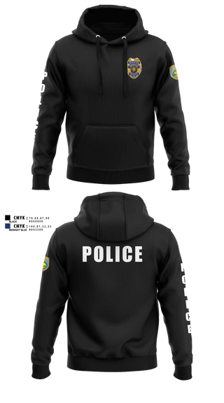 Hoodie, team name, Police, Teamtime, Team time, sublimation, custom sports apparel, team uniforms, spirit wear, spiritwear, sports uniforms, custom shirts, team store, custom team store, fundraiser sports, apparel fundraiser