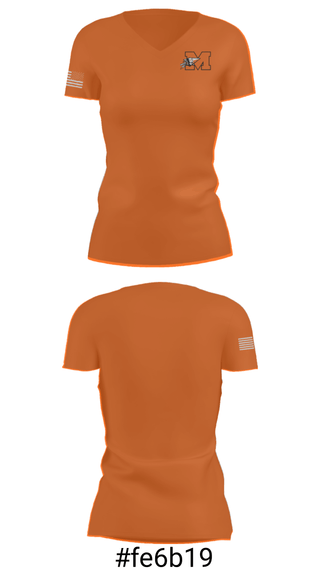 Women's Short Sleeve Vneck Shirt, Manvel Junior High School Basketball, Women's Basketball, Teamtime, Team time, sublimation, custom sports apparel, team uniforms, spirit wear, spiritwear, sports uniforms, custom shirts, team store, custom team store, fundraiser sports, apparel fundraiser