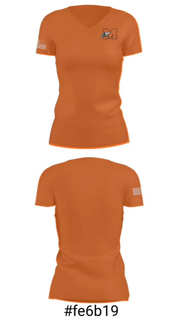 Women's Short Sleeve Vneck Shirt, Manvel Junior High School Basketball, Women's Basketball, Teamtime, Team time, sublimation, custom sports apparel, team uniforms, spirit wear, spiritwear, sports uniforms, custom shirts, team store, custom team store, fundraiser sports, apparel fundraiser