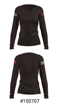 GOD'S GANGSTER'S 76621541 Women's Long Sleeve V-neck Shirt - 7