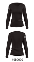 Agate Elementary School 1613283 Women's Long Sleeve V-neck Shirt - 20