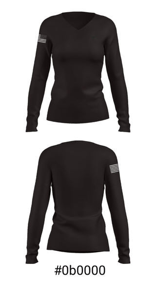 Women's Long Sleeve Vneck Shirt, Agate Elementary School, Spirit Store, Teamtime, Team time, sublimation, custom sports apparel, team uniforms, spirit wear, spiritwear, sports uniforms, custom shirts, team store, custom team store, fundraiser sports, apparel fundraiser