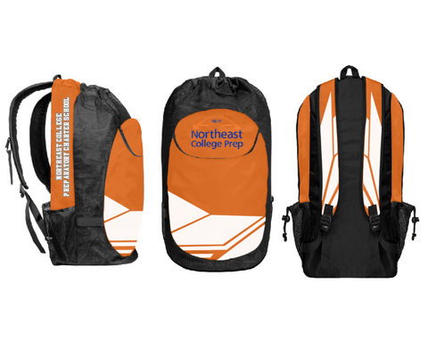 Gear Bag, Northeast College Preparatory Charter School, Spirit Store, Teamtime, Team time, sublimation, custom sports apparel, team uniforms, spirit wear, spiritwear, sports uniforms, custom shirts, team store, custom team store, fundraiser sports, apparel fundraiser
