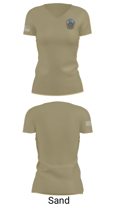 110th TCS 41593208 Women's Short Sleeve V-neck Shirt - 44