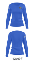 Huggers 62343622 Women's Long Sleeve V-neck Shirt - 20