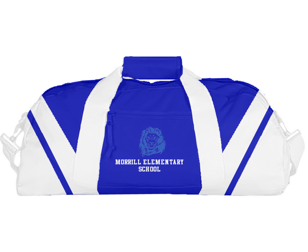 Duffle Bag, Morrill Elementary School, Spirit Store, Teamtime, Team time, sublimation, custom sports apparel, team uniforms, spirit wear, spiritwear, sports uniforms, custom shirts, team store, custom team store, fundraiser sports, apparel fundraiser