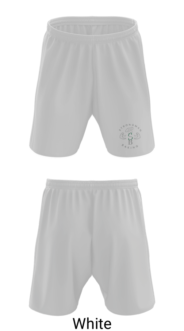 Athletic Shorts With Pockets, Strongman Baking, , Teamtime, Team time, sublimation, custom sports apparel, team uniforms, spirit wear, spiritwear, sports uniforms, custom shirts, team store, custom team store, fundraiser sports, apparel fundraiser