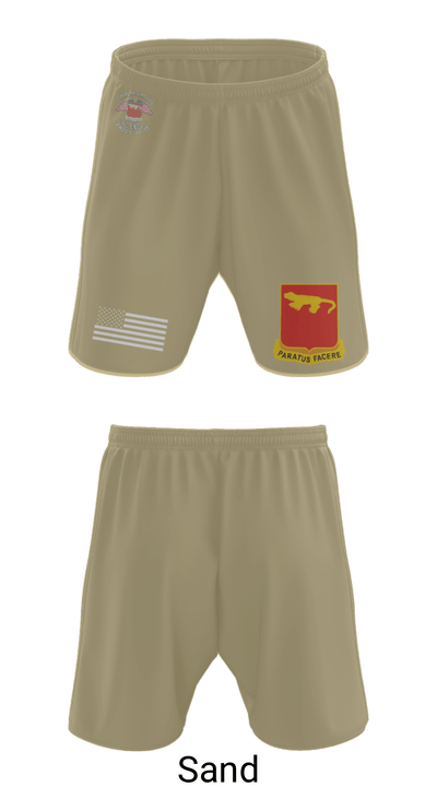 Alpha Battery 1st Battalion 75th Field Artillery 73323132 Athletic Shorts With Pockets - 45
