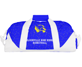 Duffle Bag, Holdenville High School Basketball, Women's Basketball, Teamtime, Team time, sublimation, custom sports apparel, team uniforms, spirit wear, spiritwear, sports uniforms, custom shirts, team store, custom team store, fundraiser sports, apparel fundraiser