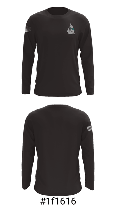 Cambridge Elementary School 90984917 Long Sleeve Performance Shirt - 18