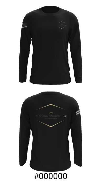 JM general solutions llc 40588160 Long Sleeve Performance Shirt - 18