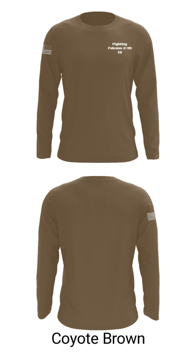 Fighting Falcons 2-39 IN 61217991 Long Sleeve Performance Shirt - 11