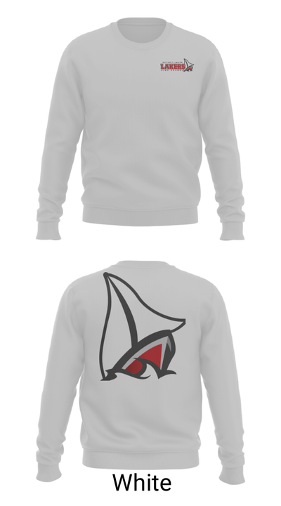 Detroit Lakes High School Swimming 15957792 Crew Neck Sweatshirt - 2