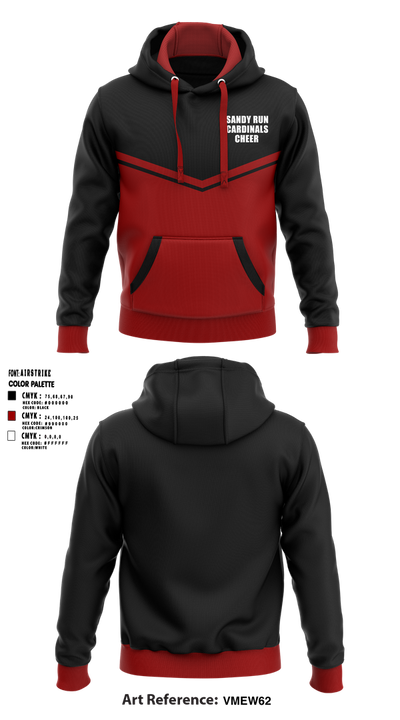 Sandy Run Cardinals 11223465 Hoodie - 1
