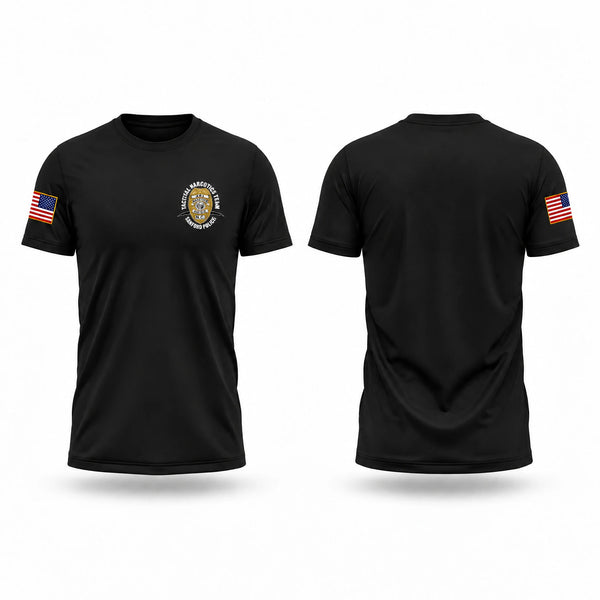 Sanford Police Narcotics Unit Old School Cotton Feel Shirt - 1
