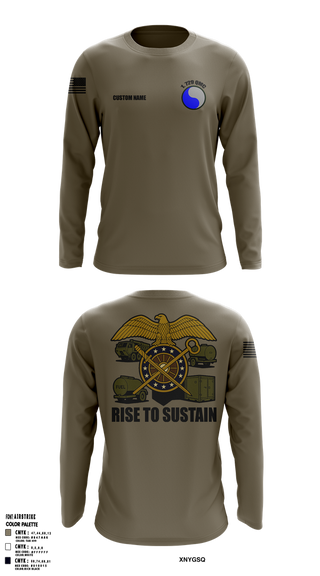 Long Sleeve Performance Shirt, 729 Quarter Master Unit, Army, Teamtime, Team time, sublimation, custom sports apparel, team uniforms, spirit wear, spiritwear, sports uniforms, custom shirts, team store, custom team store, fundraiser sports, apparel fundraiser