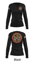 Marine Corps Security Forces Battalion 39264653 Women's Long Sleeve V-neck Shirt - 35