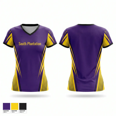 South Plantation Women's Short Sleeve V-neck Shirt - 1