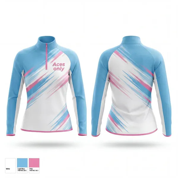 Quarter Zip Jacket, Aces, Baseball, Teamtime, Team time, sublimation, custom sports apparel, team uniforms, spirit wear, spiritwear, sports uniforms, custom shirts, team store, custom team store, fundraiser sports, apparel fundraiser