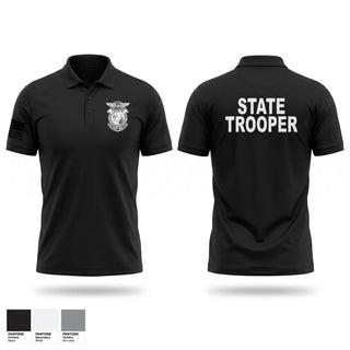 Short Sleeve Performance Polo, North Carolina highway patrol, Police, Teamtime, Team time, sublimation, custom sports apparel, team uniforms, spirit wear, spiritwear, sports uniforms, custom shirts, team store, custom team store, fundraiser sports, apparel fundraiser
