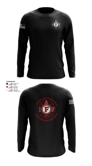 Long Sleeve Performance Shirt, Local 5519, Fire Department, Teamtime, Team time, sublimation, custom sports apparel, team uniforms, spirit wear, spiritwear, sports uniforms, custom shirts, team store, custom team store, fundraiser sports, apparel fundraiser