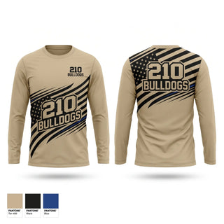 Long Sleeve Performance Shirt, 210 Bulldogs, Baseball, Teamtime, Team time, sublimation, custom sports apparel, team uniforms, spirit wear, spiritwear, sports uniforms, custom shirts, team store, custom team store, fundraiser sports, apparel fundraiser