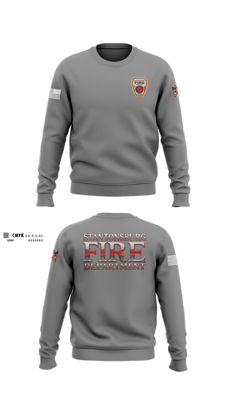 Crew Neck Sweatshirt, Stantonsburg-Moyton Fire #3, Fire Department, Teamtime, Team time, sublimation, custom sports apparel, team uniforms, spirit wear, spiritwear, sports uniforms, custom shirts, team store, custom team store, fundraiser sports, apparel fundraiser