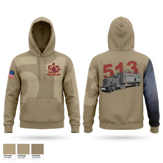 Hoodie, 513th Transportation Company, Army, Teamtime, Team time, sublimation, custom sports apparel, team uniforms, spirit wear, spiritwear, sports uniforms, custom shirts, team store, custom team store, fundraiser sports, apparel fundraiser