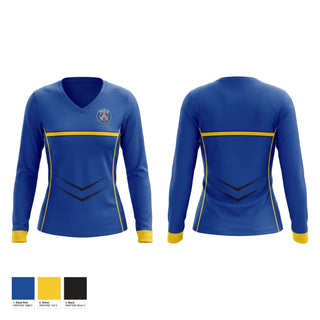 Womens Long Sleeve Vneck Shirt, Santa Clara PAL Sparks, Softball, Teamtime, Team time, sublimation, custom sports apparel, team uniforms, spirit wear, spiritwear, sports uniforms, custom shirts, team store, custom team store, fundraiser sports, apparel fundraiser