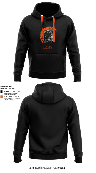 Beloit Senior High School 54586744 Hoodie - 1